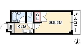 ジャスティ浅間  ｜ 愛知県名古屋市西区新道1丁目2-2（賃貸マンション1K・5階・24.10㎡） その2