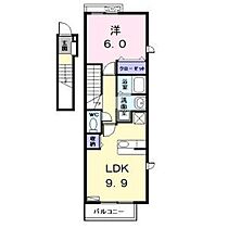 アプリコット  ｜ 愛知県名古屋市中川区押元町1丁目54（賃貸アパート1LDK・2階・42.37㎡） その2