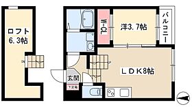 アーク名古屋  ｜ 愛知県名古屋市中村区角割町4丁目23-1（賃貸アパート1LDK・1階・30.97㎡） その2