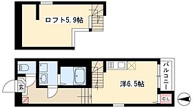 グランツ六番町  ｜ 愛知県名古屋市中川区八剱町2丁目74-1（賃貸アパート1K・2階・21.37㎡） その2