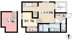 Comfortia華  ｜ 愛知県名古屋市中川区長良町4丁目109（賃貸アパート1LDK・1階・30.96㎡） その2