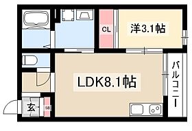 Somnium  ｜ 愛知県名古屋市中川区西日置2丁目20-38（賃貸アパート1LDK・2階・30.80㎡） その2