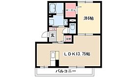 リバージュ　Ａ  ｜ 愛知県名古屋市中川区前田西町1丁目410（賃貸アパート1LDK・1階・47.36㎡） その2