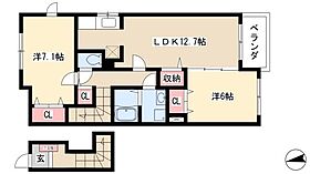 CLEMENT（クレメント）  ｜ 愛知県海部郡大治町大字西條字大辻13（賃貸アパート2LDK・2階・63.86㎡） その2