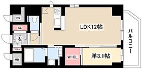 La　Cantabile  ｜ 愛知県名古屋市西区浅間2丁目12-22（賃貸マンション1LDK・2階・40.89㎡） その2