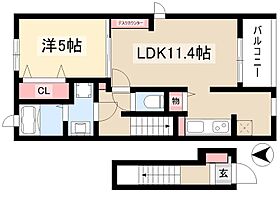 プレミール（premiere）  ｜ 愛知県名古屋市中川区法華西町86（賃貸アパート1LDK・2階・42.28㎡） その2