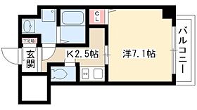 プランドール名駅  ｜ 愛知県名古屋市西区那古野2丁目21-24（賃貸マンション1K・4階・24.82㎡） その2