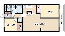 第二中柳ハイツ 4階