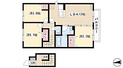 パストラル八田 B棟 2階