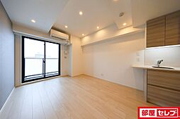 ザ・パークハビオ名古屋松原 8階1Kのリビング/ダイニング