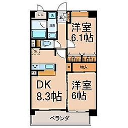サンシティ名西通 2階