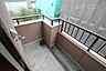 バルコニー：室外洗濯機置き場