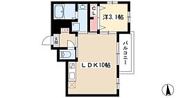 間取図画像 1LDK