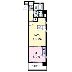 エクセレントガーデン 1LDKの間取図画像