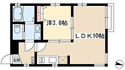 LeGioie名駅 1LDKの間取図画像
