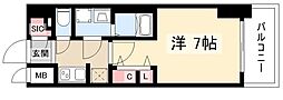 S-RESIDENCE名古屋菊井aline 1Kの間取図画像
