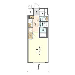 S-RESIDENCE名古屋菊井aline 1Kの間取図画像
