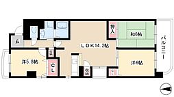 シティ・ライフ東起 3LDKの間取図画像