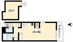サクセス6 ワンルームの間取図画像