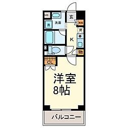 ガーデンハイツマルタカ2 1Kの間取図画像