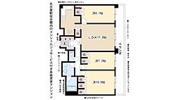 グラン・アベニュー名駅 3LDKの間取図画像