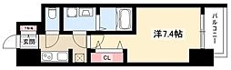 S-RESIDENCE豊国通 1Kの間取図画像