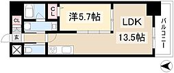 ラヴィータ泉 1LDKの間取図画像
