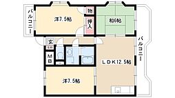 GSTERRACE 3LDKの間取図画像