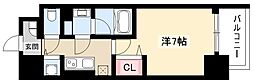 ル・シエル大秋 1Kの間取図画像