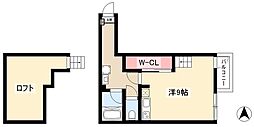 サクセス6 1Kの間取図画像