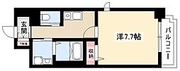BLOOMLIFE八田駅前 1Kの間取図画像