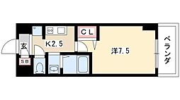 ファーニッシュ太平通 1Kの間取図画像