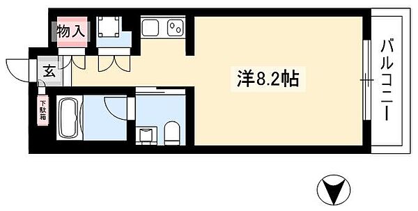 白川公園パークマンション ｜愛知県名古屋市中区栄2丁目(賃貸マンション1R・11階・24.27㎡)の写真 その2