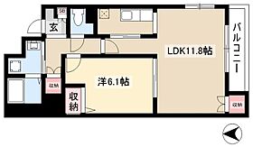 CASA BIANCA  ｜ 愛知県名古屋市中区新栄1丁目46-4（賃貸マンション1LDK・6階・50.15㎡） その2