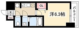 ディアレイシャス名古屋太閤通II  ｜ 愛知県名古屋市中村区大宮町1丁目12（賃貸マンション1K・7階・22.04㎡） その2