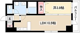 フォルクランド那古野  ｜ 愛知県名古屋市西区那古野2丁目24-16（賃貸マンション1LDK・3階・34.40㎡） その2