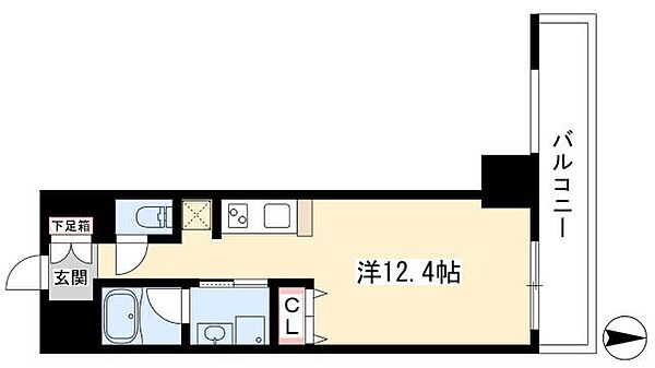 御幸レジデンス丸の内 ｜愛知県名古屋市中区丸の内3丁目(賃貸マンション1R・7階・31.68㎡)の写真 その2