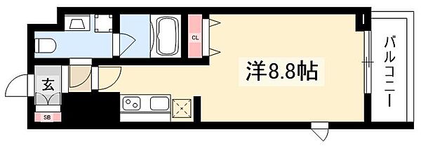 WESTIN上前津 ｜愛知県名古屋市中区上前津2丁目(賃貸マンション1R・12階・24.48㎡)の写真 その2