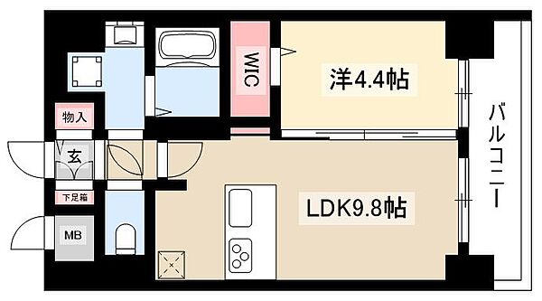 プレサンス丸の内アドブル ｜愛知県名古屋市中区丸の内1丁目(賃貸マンション1LDK・14階・37.75㎡)の写真 その2