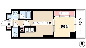 エルミタージュ新栄  ｜ 愛知県名古屋市中区新栄2丁目11-25（賃貸マンション1LDK・2階・40.26㎡） その2