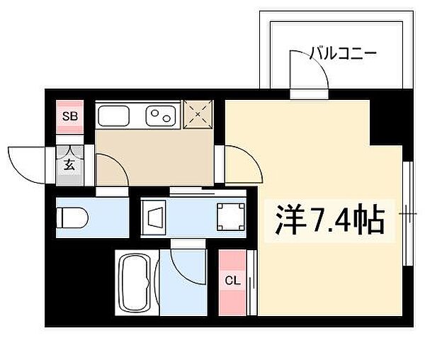 レジデンス東別院スクエア(旧ヴィークブライト名古屋東別院) ｜愛知県名古屋市中区平和1丁目(賃貸マンション1K・11階・25.20㎡)の写真 その2