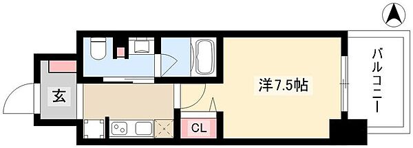 パークアクシス名古屋山王橋 ｜愛知県名古屋市中川区山王2丁目(賃貸マンション1K・11階・26.51㎡)の写真 その2