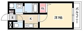 サリチェ烏森  ｜ 愛知県名古屋市中村区烏森町7丁目212（賃貸アパート1K・2階・24.00㎡） その2