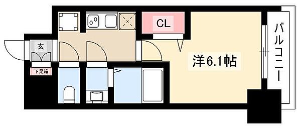 プレサンスSAKAEフロント ｜愛知県名古屋市中区栄5丁目(賃貸マンション1K・8階・21.63㎡)の写真 その2