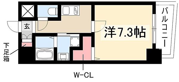 S-RESIDENCE今池駅前 ｜愛知県名古屋市千種区内山3丁目(賃貸マンション1K・5階・27.08㎡)の写真 その2