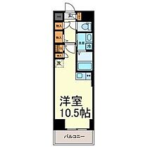 IWATSUKA　RISE  ｜ 愛知県名古屋市中村区畑江通8丁目18-1（賃貸マンション1R・6階・30.07㎡） その2