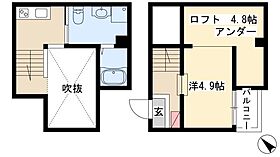 サンエイブリッジ　II  ｜ 愛知県名古屋市西区枇杷島5丁目9-18（賃貸アパート1K・2階・22.33㎡） その2