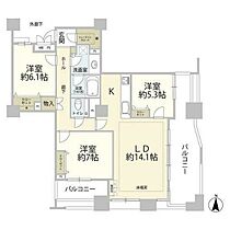 ライオンズタワー葵  ｜ 愛知県名古屋市東区葵1丁目11-6（賃貸マンション3LDK・4階・86.24㎡） その2