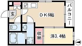 BRIX児玉浄心  ｜ 愛知県名古屋市西区児玉3丁目15（賃貸アパート1DK・1階・25.50㎡） その2