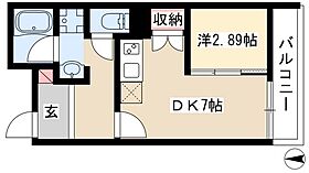 AXIA八熊  ｜ 愛知県名古屋市中川区八熊通6丁目66（賃貸マンション1DK・5階・29.92㎡） その2